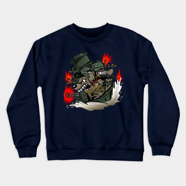 River Rats Crewneck Sweatshirt by hobrath